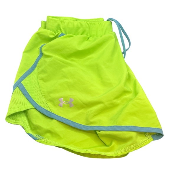 Under Armour Lime Green Sports Shorts - Picture 1 of 2